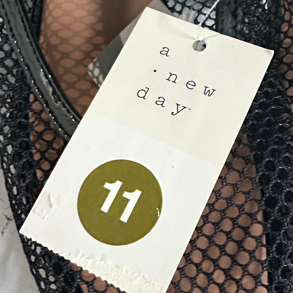 a new day Women’s Black Issa Mesh Mary Jane Flats with Memory Foam Size 11 - Picture 6 of 8